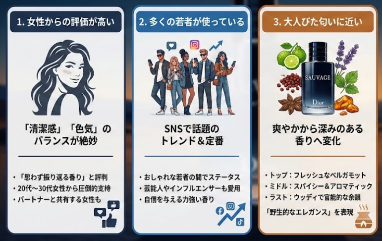 ディオールソバージュはおじさんではない説明