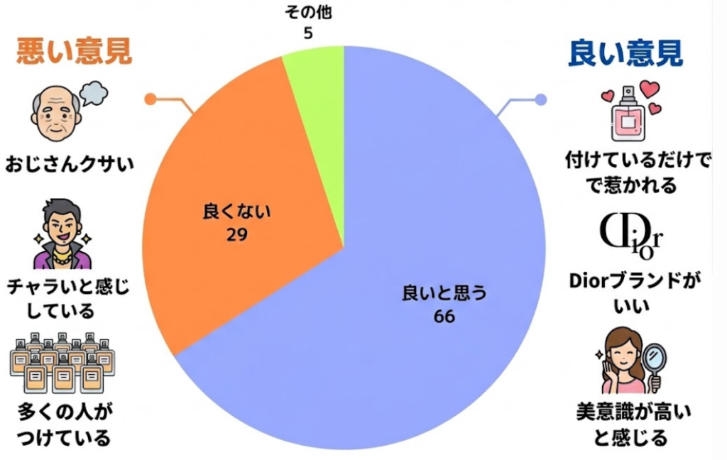 女性100人にディオールソバージュをどう思うかアンケート