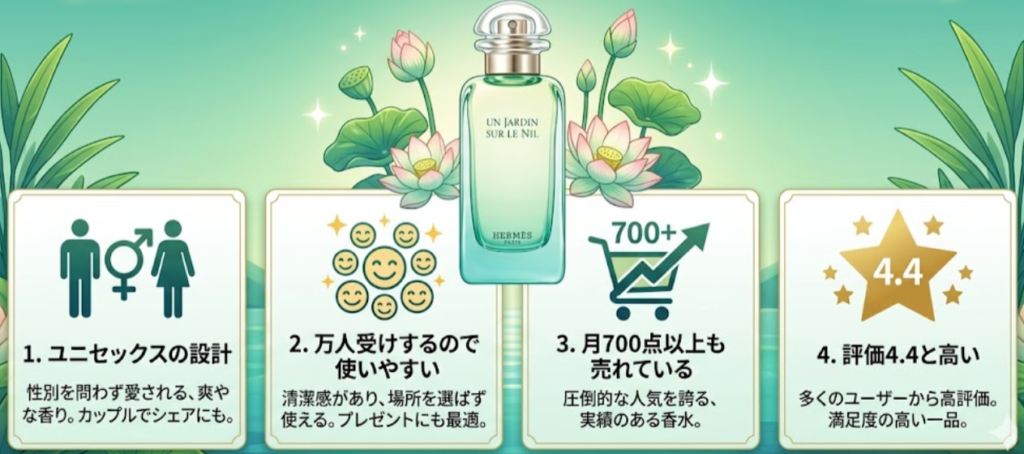 ナイルの庭具体的なおすすめポイント