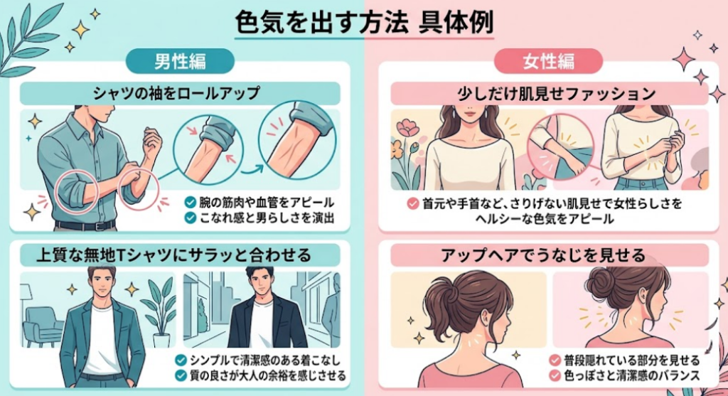 色気を出す方法